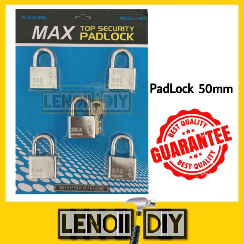 Max PadLock Top Security Padlocks Pad Lock Master Key House Lock Door