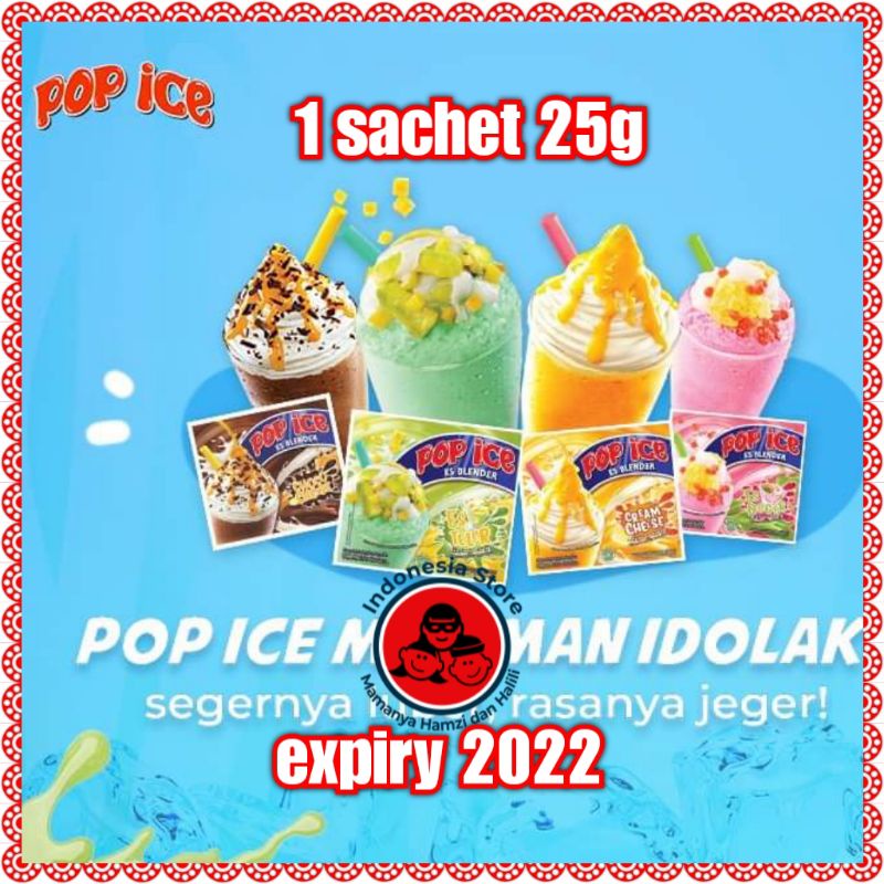 Pop Ice Ice Blended Milk Shake Powder 1schx25g Cream Cheese/Choco