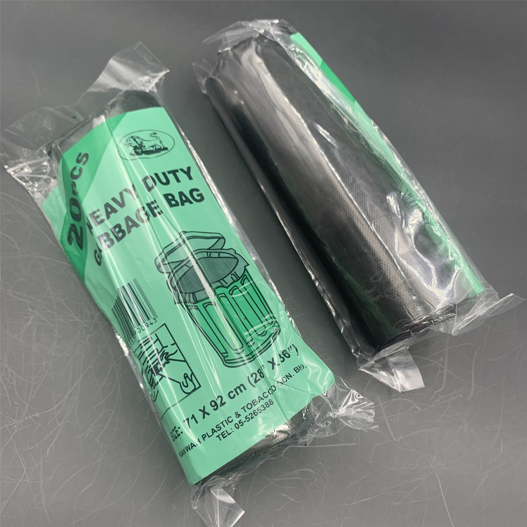 High Quality Roll Garbage Bag Large [ 20pcs ] HDPE