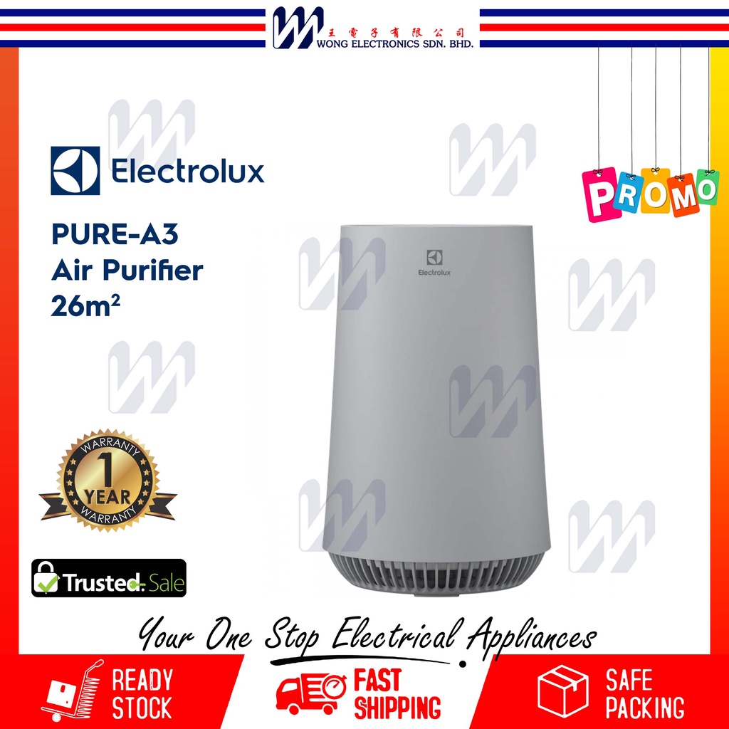 ELECTROLUX 26m2 AIR PURIFIER FLOW A3 FA31202GY FA31202 Air Cleaner