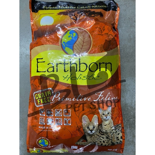 (ClearStock)Earthborn Holistic Grain Free Cat Food (Primitive Feline