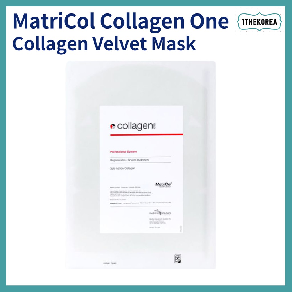 MatriCol Collagen One Mask Collagen Velvet Mask Germany Collagen Mask