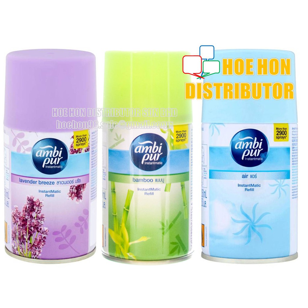 Ambi Pur Instantmatic Refill / Automatic / Starter Spray 250ml Lavender