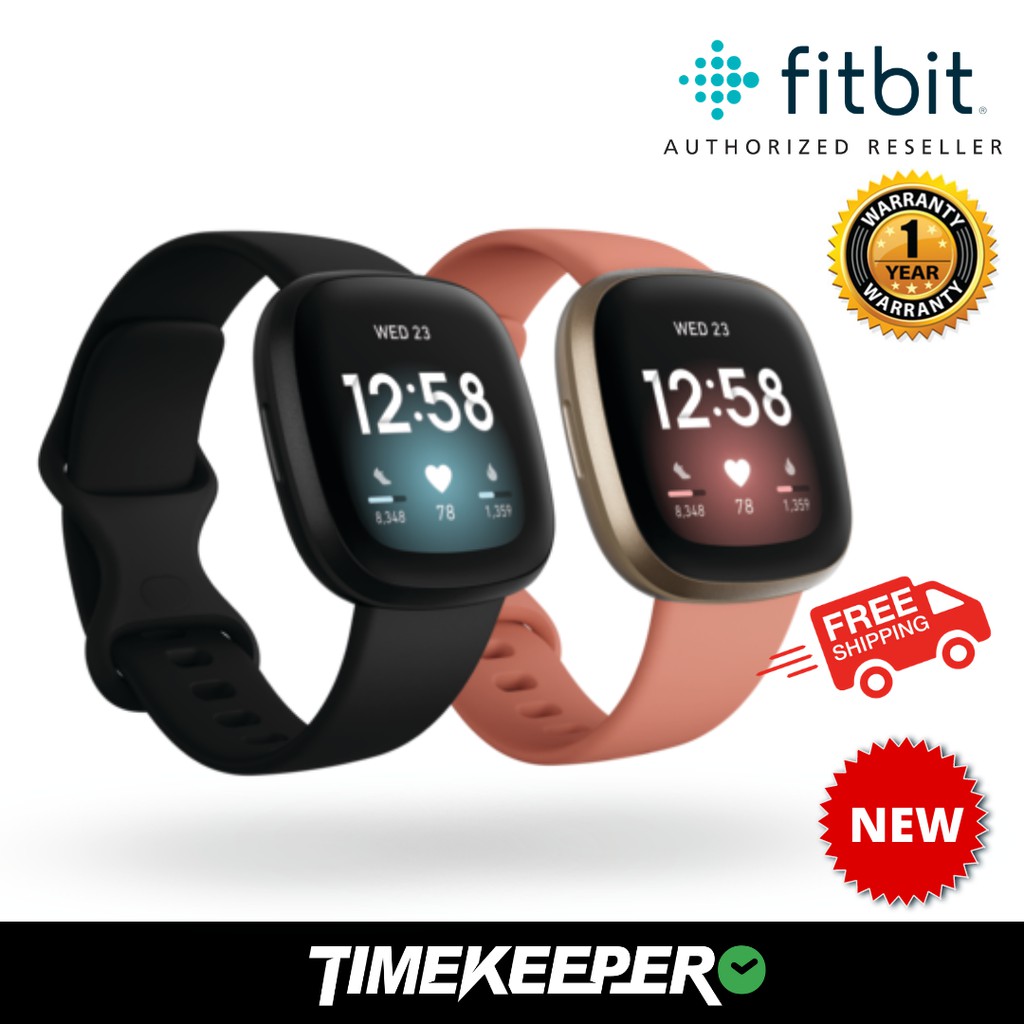 FITBIT VERSA 3 Smartwatch with GPS READY STOCK [NEW LAUCHING] Shopee
