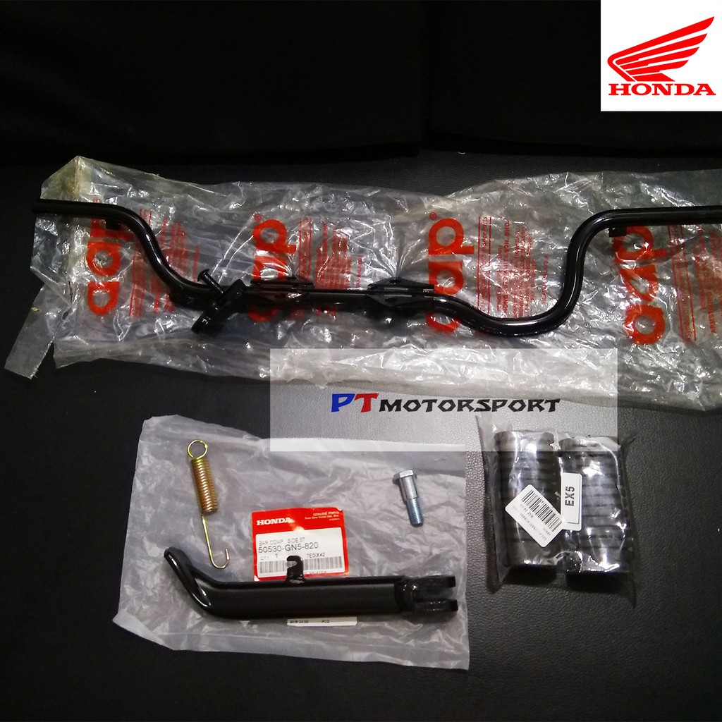 Honda Ex5 Ex5 Dream Footrest aap Front Step Bar and Side Stand Complete