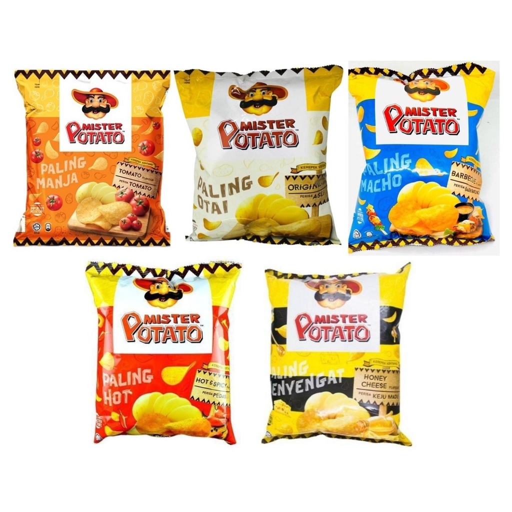 Mister Potato Chips 60g Shopee Malaysia