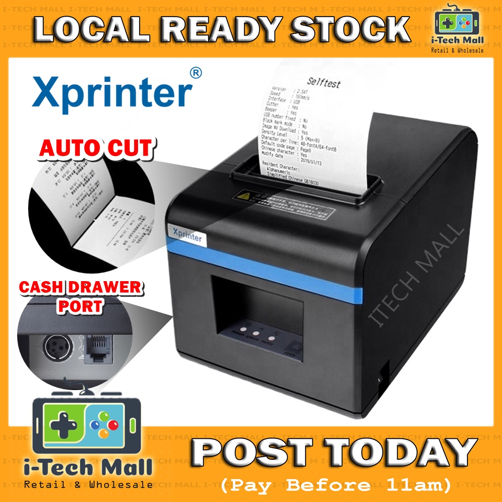 XPrinter 80mm Thermal Receipt Printer XPN160II Print Resit Support