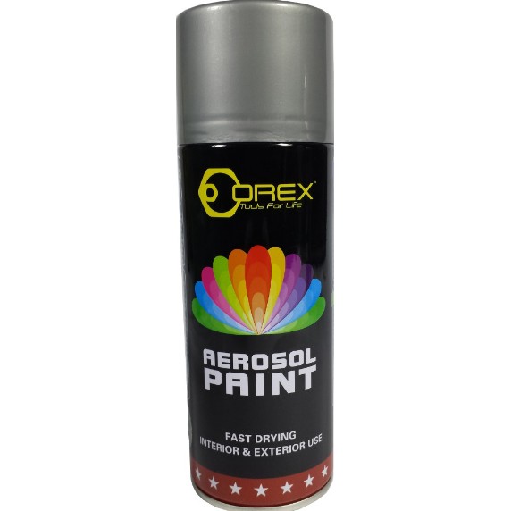 OREX BRAND SPRAY PAINT SILVER 400GM Shopee Malaysia