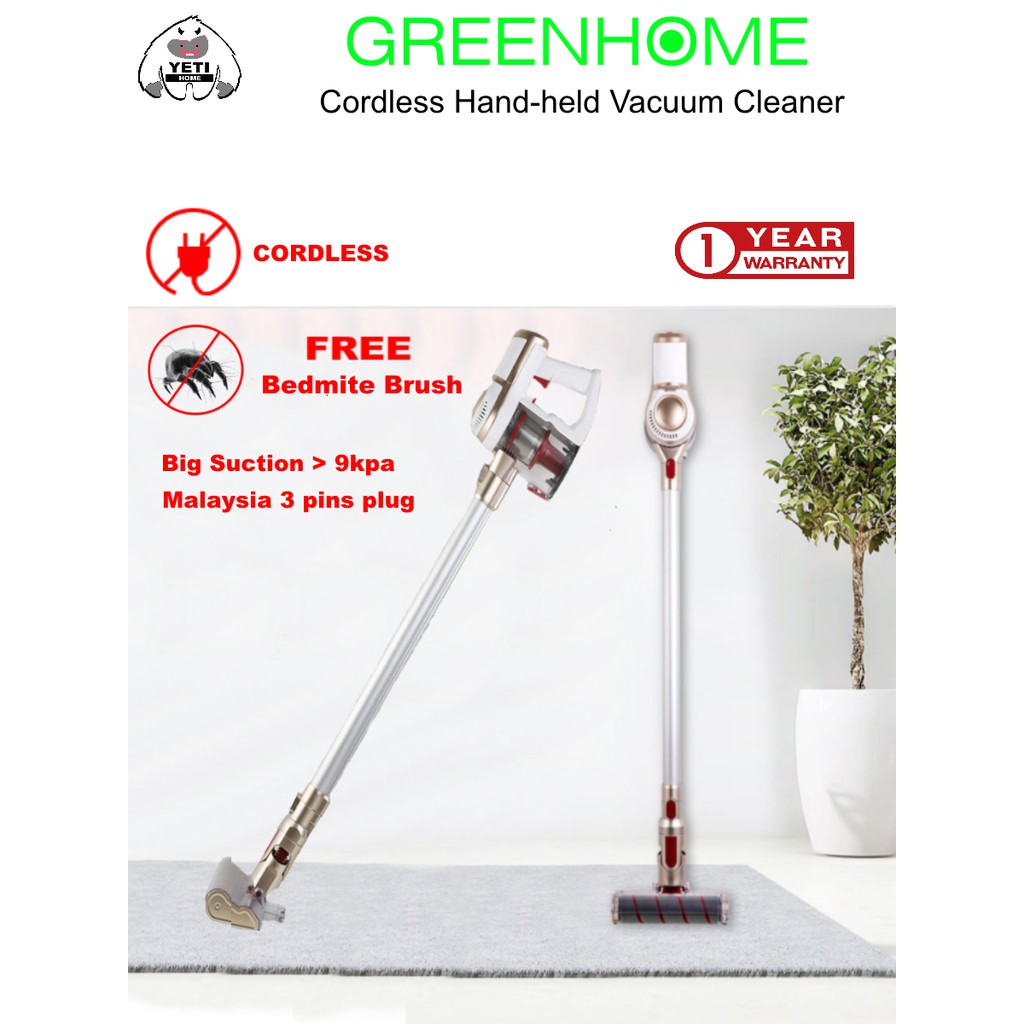 GREENHOME New Dyson Style Wireless Cordless Cyclone Vacuum Cleaner Dust