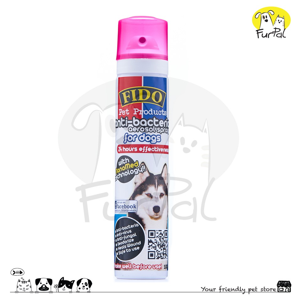 FIDO AntiBacteria Aerosol Dog Spray (100ML) Shopee Malaysia