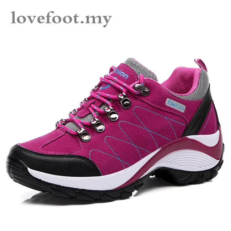 Women's Hiking Shoes Sneakers Shoes Waterproof Outdoor Breathable Kasut