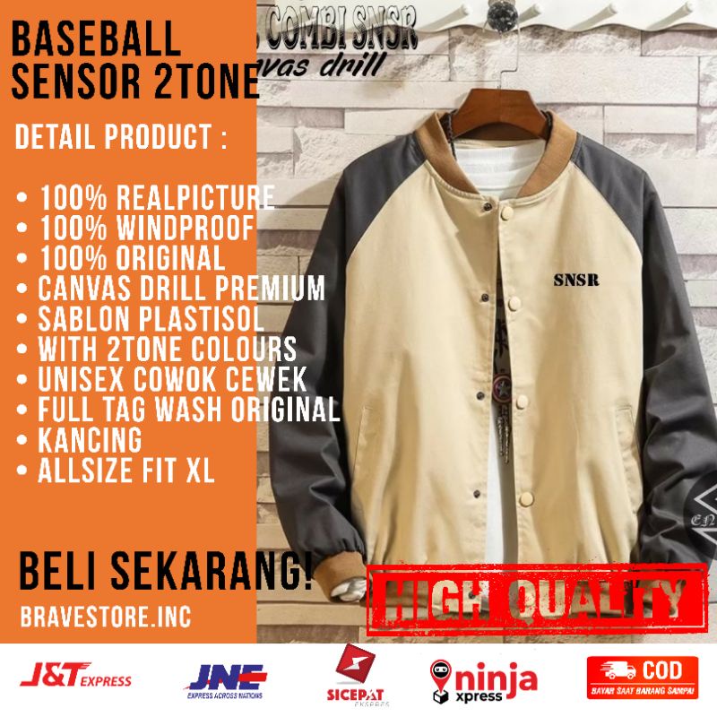 PRIA Combi Baseball Jacket 2 Colors Men Women Original Sensor Baseball
