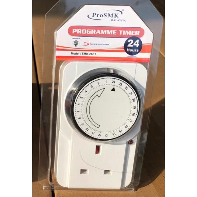 24Hour Segmented Timer SwitchEnergySaving Plug Timer Socket Kitwith