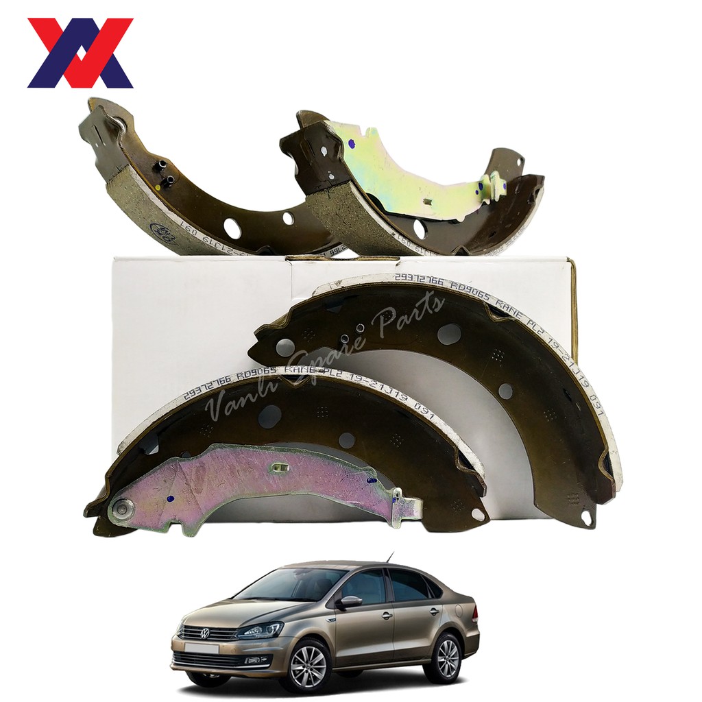 Volkswagen Genuine Rear Brake Shoes for Polo Sedan 6RU698525A