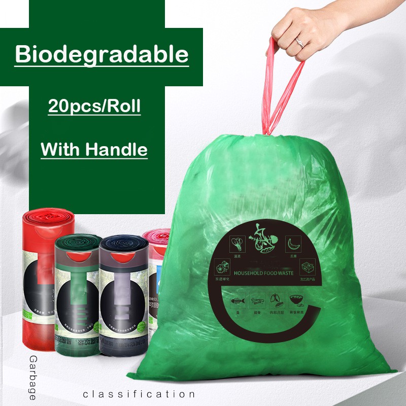 Locaupin Biodegradable Garbage Bags Kitchen Trash Bags office Trash