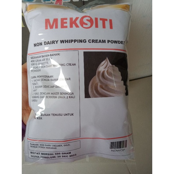 Non Dairy Whipping Cream Powder Shopee Malaysia