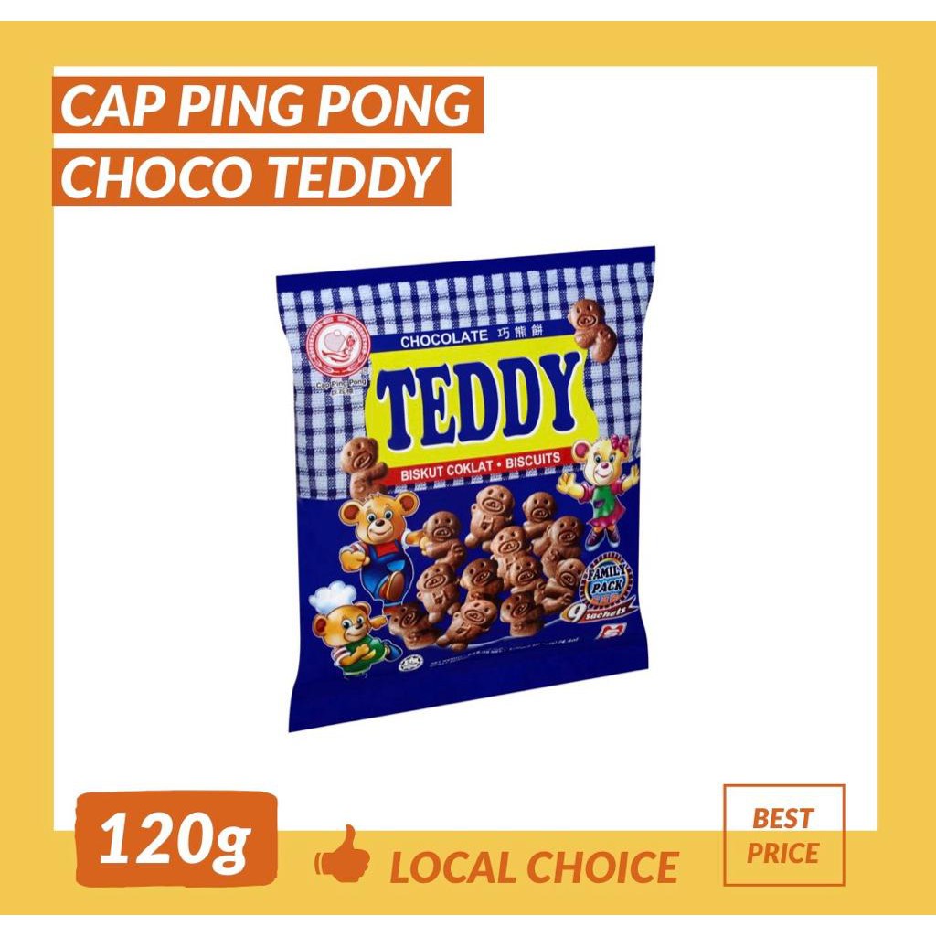 Cap Ping Pong Snack 120g (Biskut Teddy/ Flying Fish) Shopee Malaysia