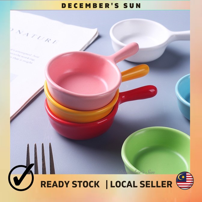 Sauce Plate candy colour ceramic sauce plate [READY STOCK] mini size