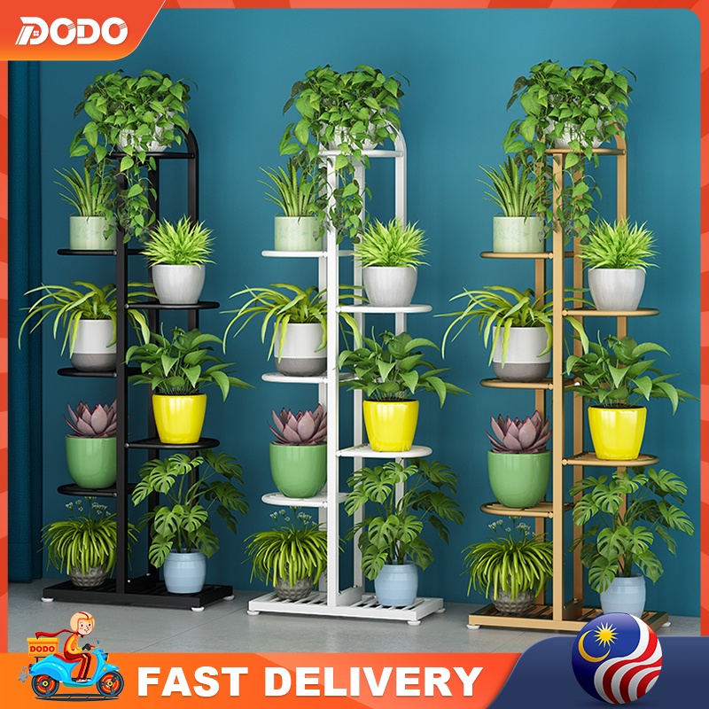 DO™️ Multi6Layer Flower Pot Stand Rack Plant Garden Rack Steel Shelf