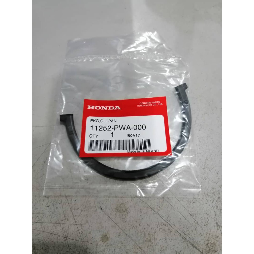 OILSUMP HALFMOON GASKET HONDA CITY/JAZZ (11252PWA000) WITH O RING
