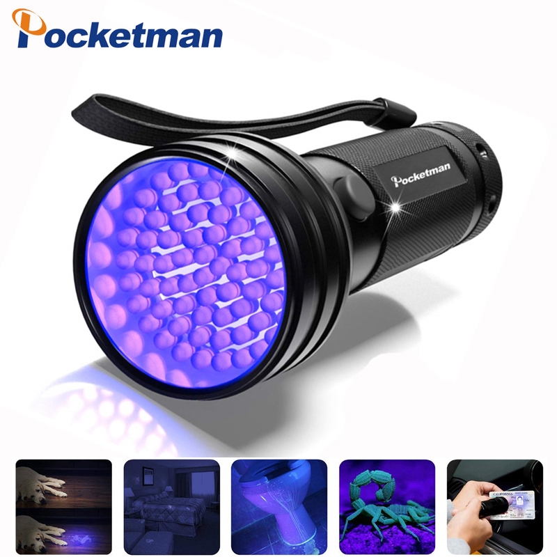UV Light 51LED 21LED 12LED UV Light 395400nm LED UV Flashlight torch