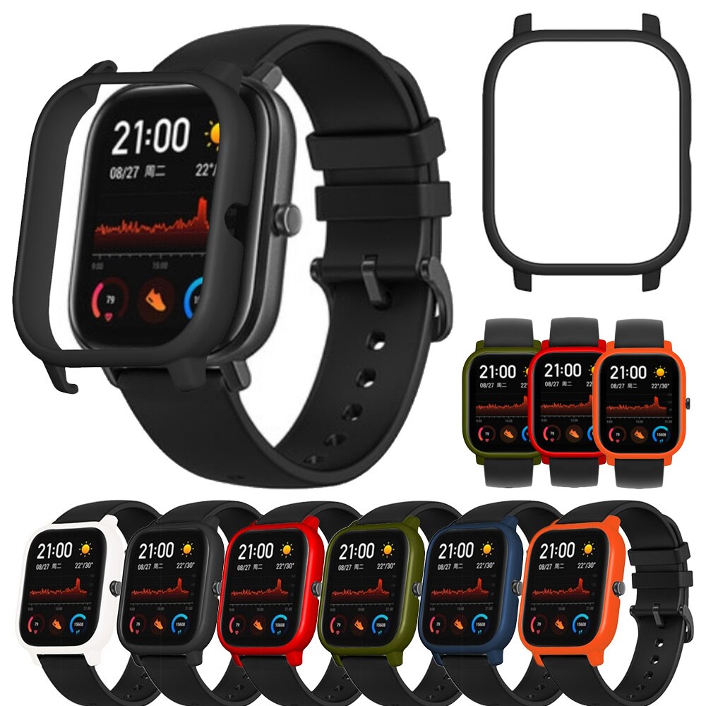 Colorful Frame PC Case Cover for Xiaomi Amazfit GTS Smart Watch Protect