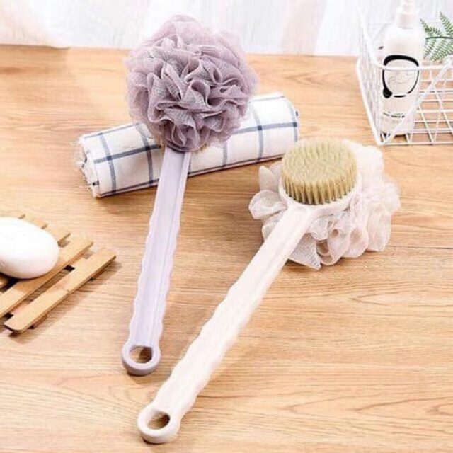 Back brush with long rolled bath muji Shopee Malaysia