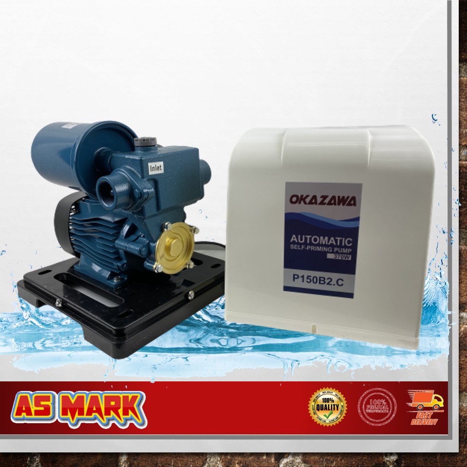 [READY STOCK] OKAZAWA P150B2.C 0.5HP House Use Automatic Water Pump (Pump Air) Shopee Malaysia
