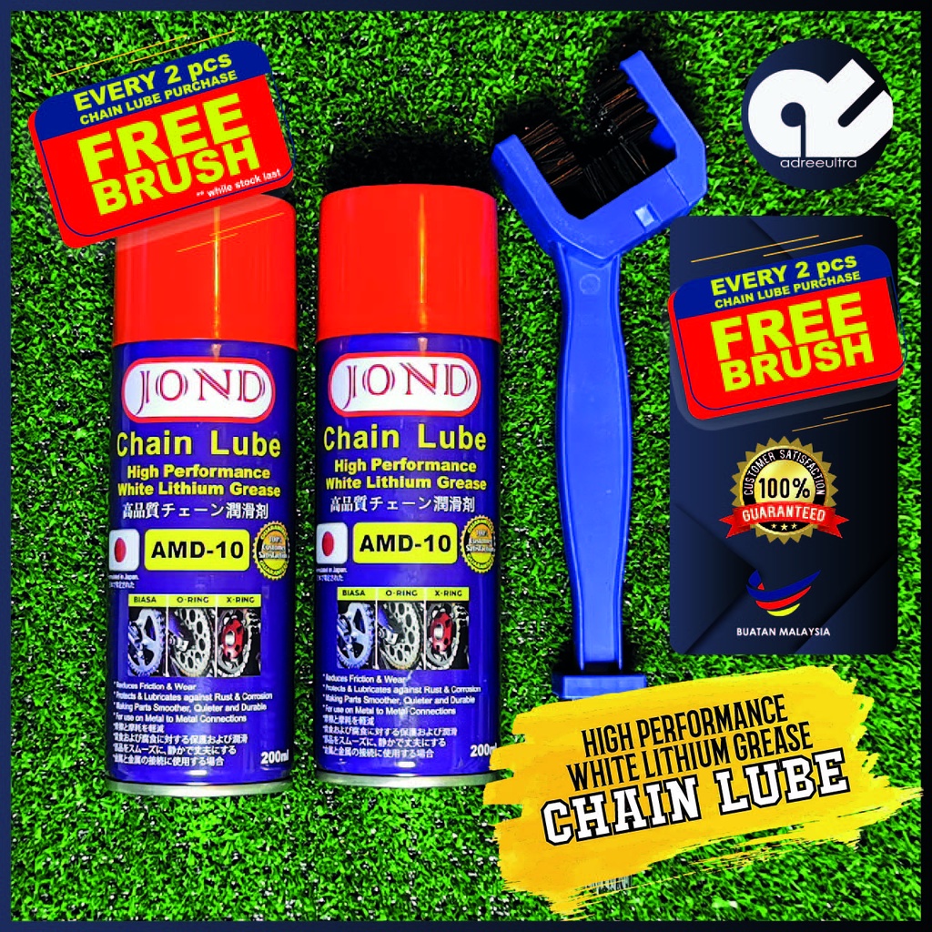 Jond Chain Lube Spray Original Minyak Rantai Motor Dan Basikal, Biasa O