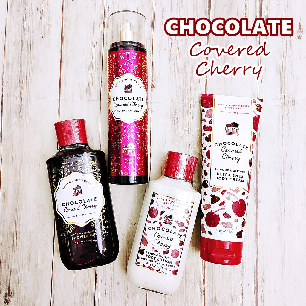 Bath and Body Works Chocolate Covered Cherry Fragrance Mist Body Lotion