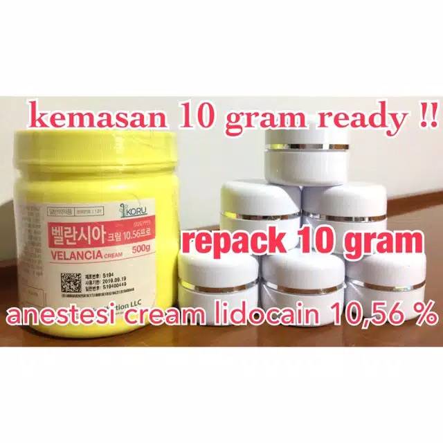 Anesthetic cream / jcain anesthetic 10grm, lidocain anasten jcain