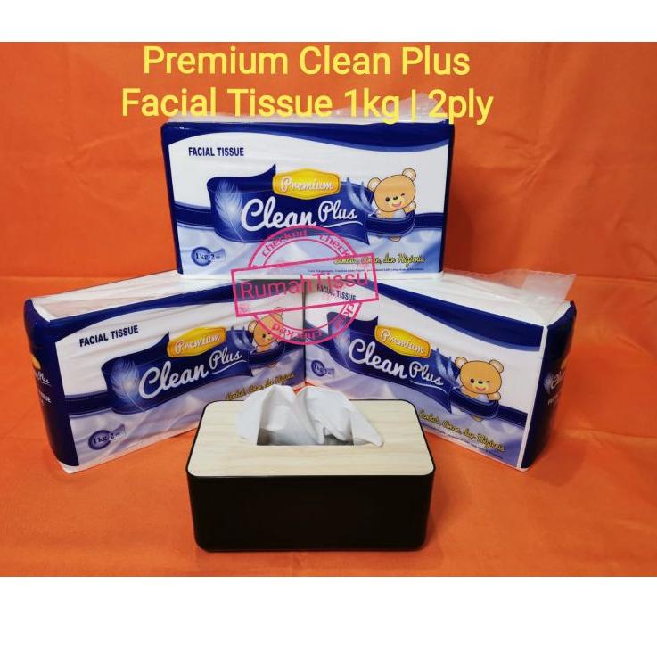 New L7TSP Clean Plus Premium Facial Tissue 1kg / Facial Tissue / 1000gr