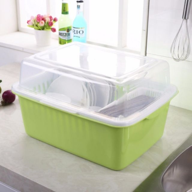 DISH DRAINER WITH COVER Shopee Malaysia