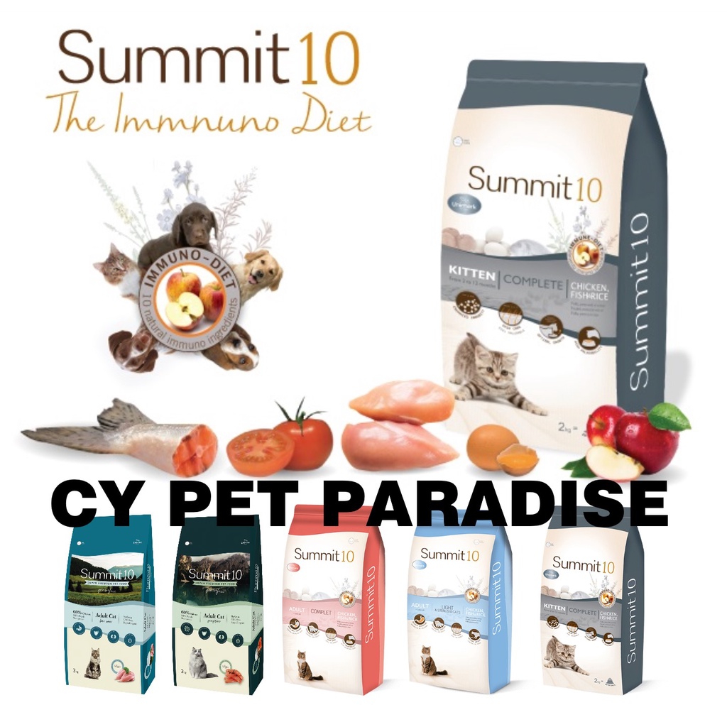 Summit 10 Super Premium Dry Cat Food Grain Free / Life Stages Series
