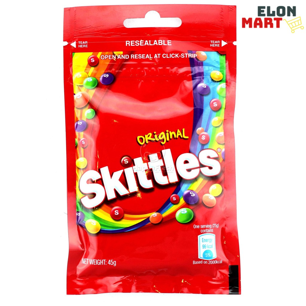 Skittles Original Fruit Flavoured Candies, 100gm Pack Of M&M's Milk