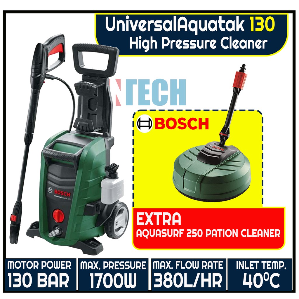 BOSCH UNIVERSALAQUATAK 130 (UNIVERSALAQUATAK 130) HIGH PRESSURE WASHER