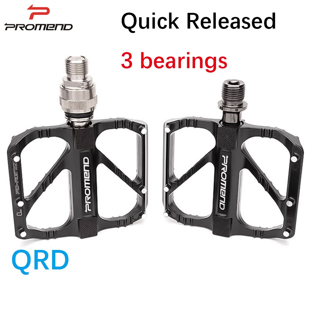 Promend Bike Pedal Quick Release 3 Bearing MTB Pedal