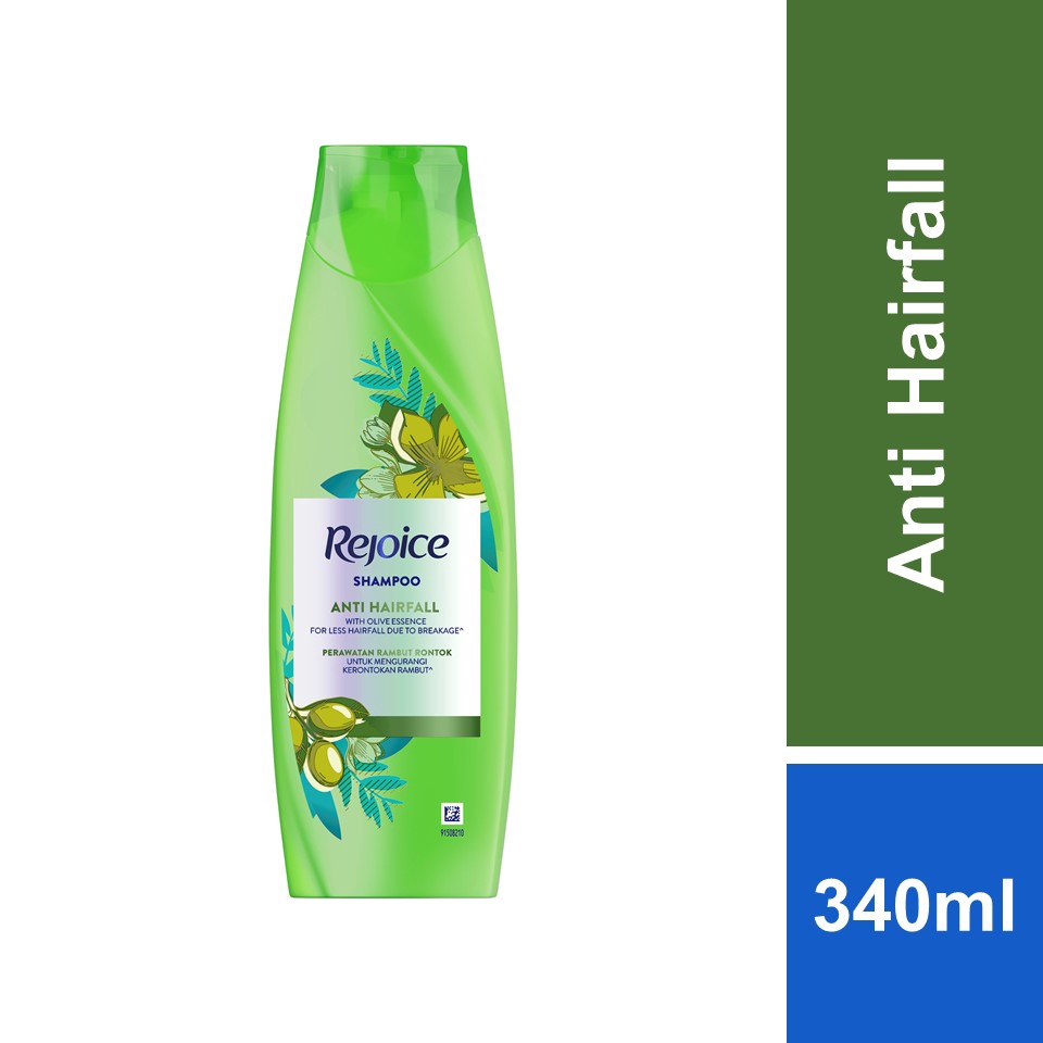 Rejoice Anti Hairfall With Olive Essence Shampoo 340ml Shopee Malaysia