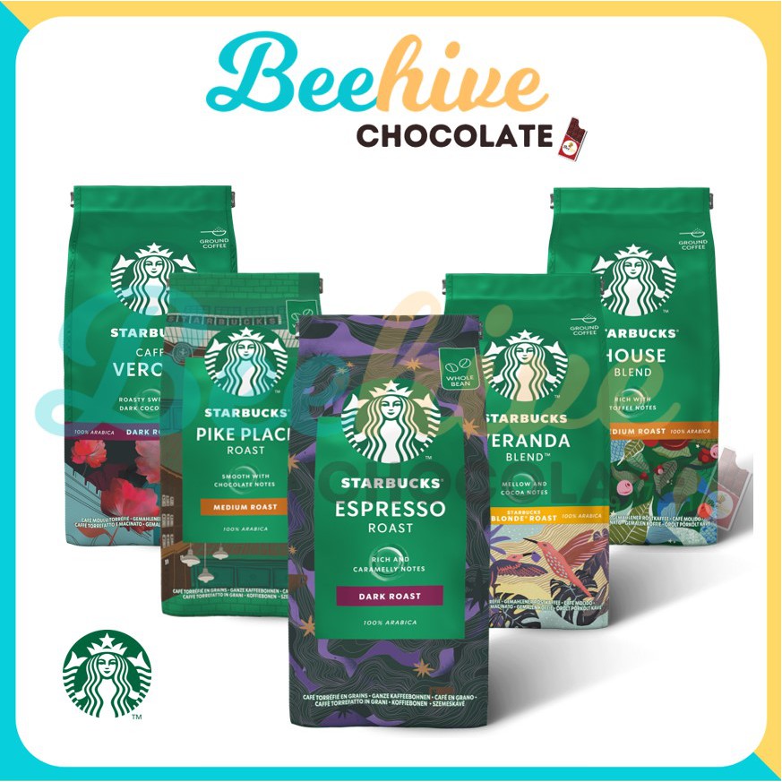 Starbucks Coffee Beans Ground & Whole Bean Family Collection 200g Shopee Malaysia