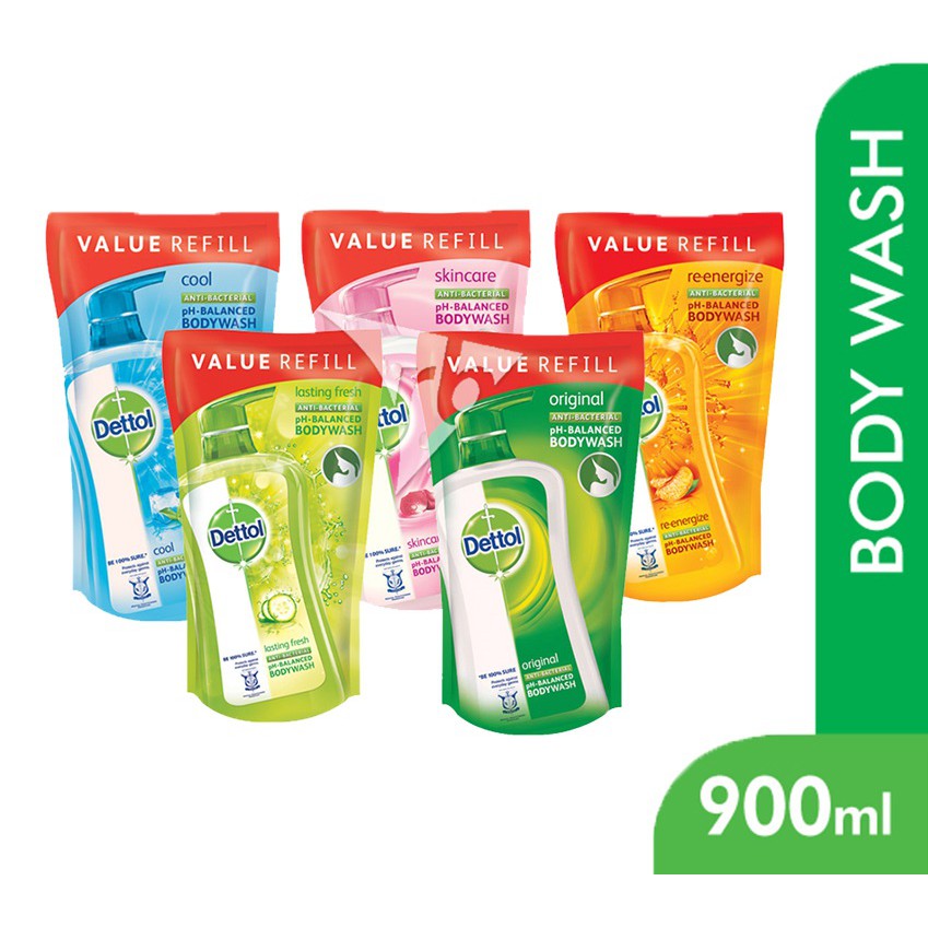 Dettol Shower Gel Refill 900ml Shopee Malaysia