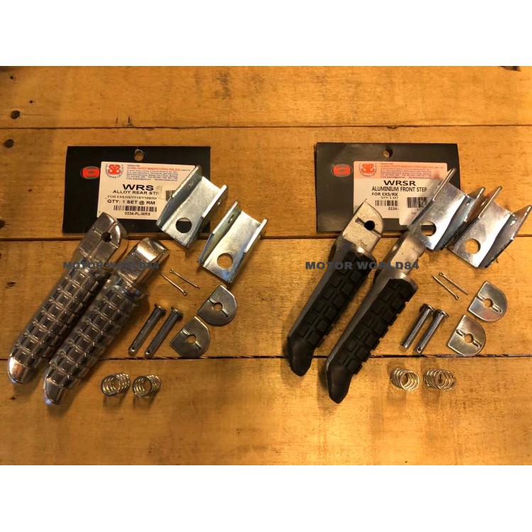 FOOTREST STEP YAMAHA Y110 / Y100 / EX5 / RXZ RACING ALLOY / ALUMINIUM