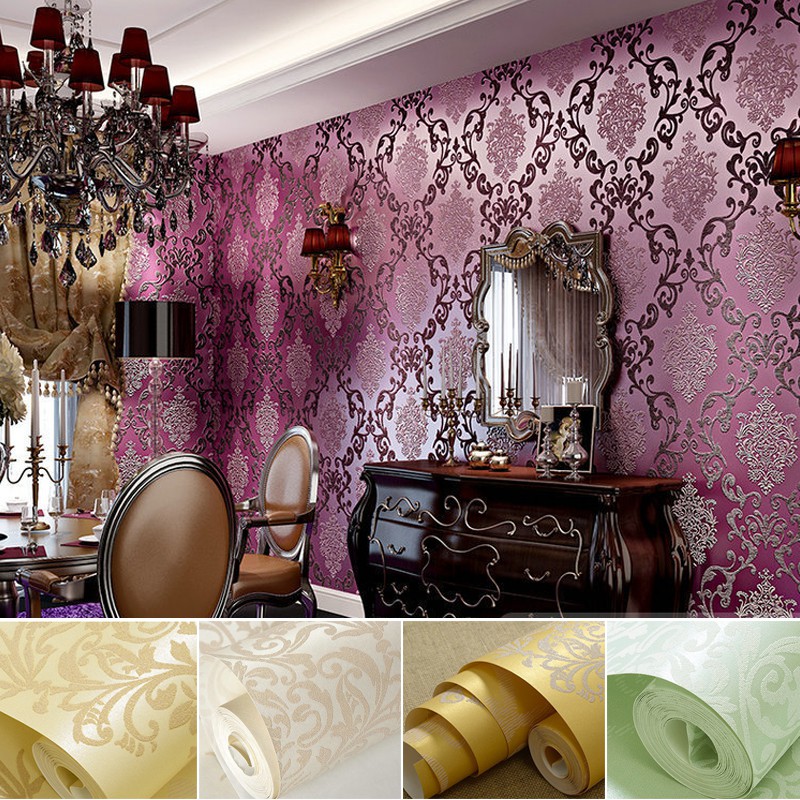 Wallpaper Sticker Waterproof Bedroom Fl Wall Home Decor Art Sho Malaysia