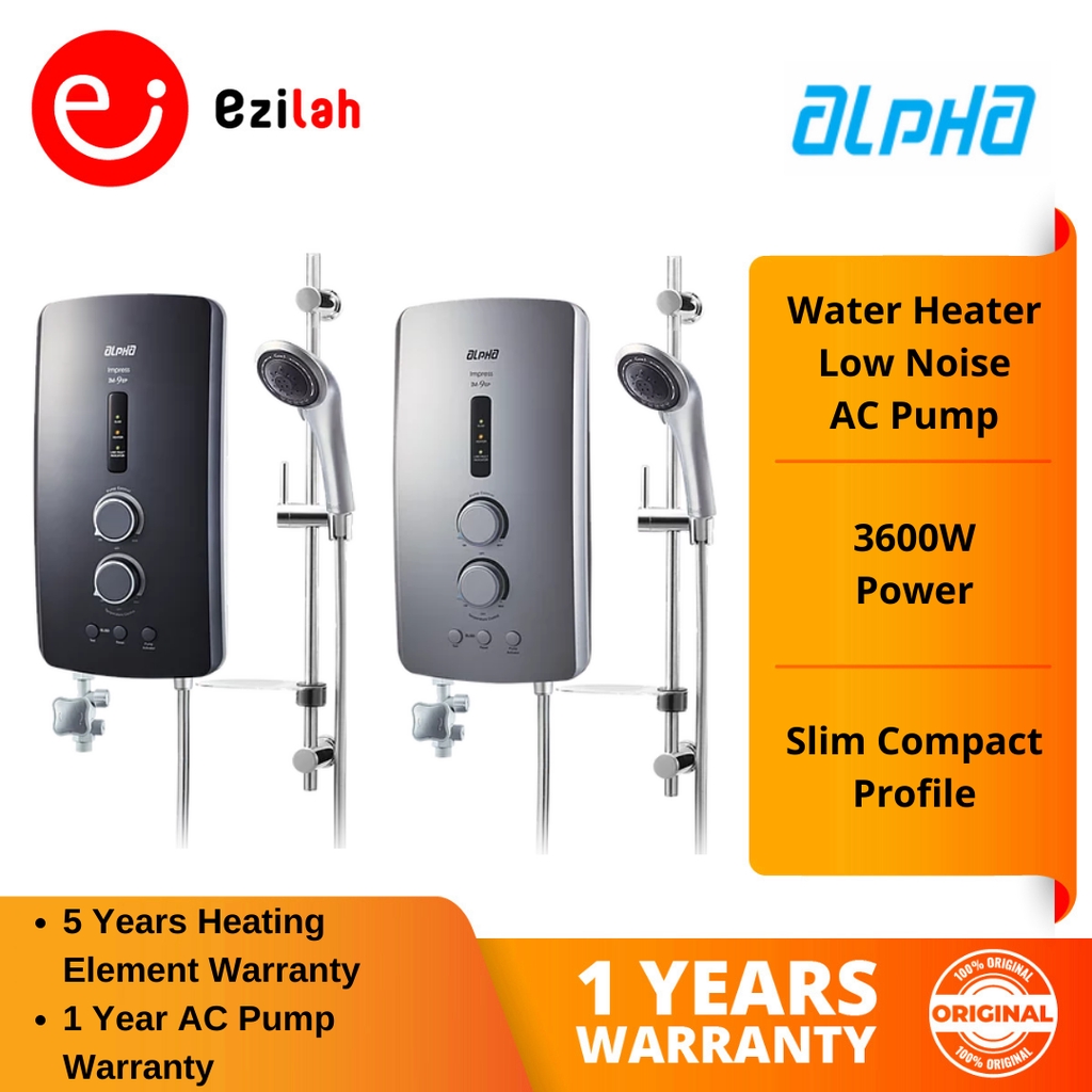 Alpha Instant Water Heater with AC Pump IM9EP Shopee Malaysia