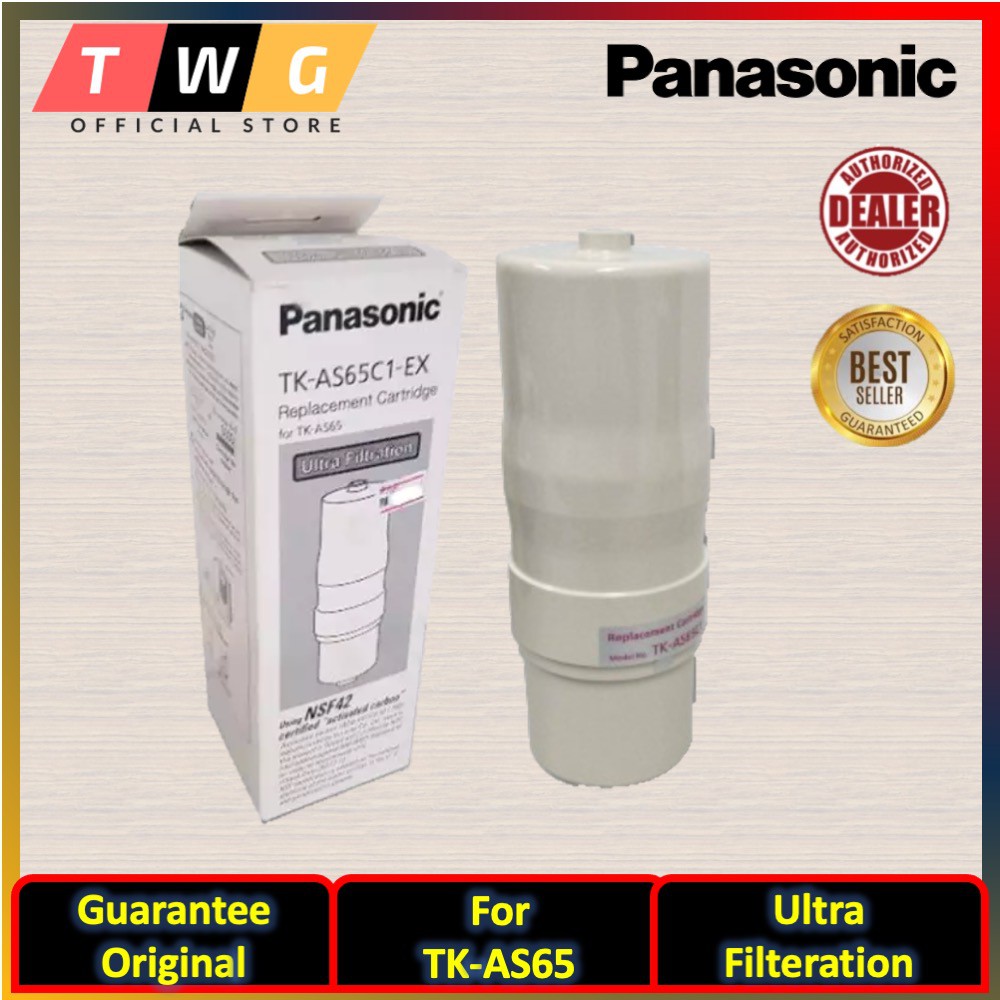 [100 Original] Panasonic Cartridge TKAS65C1 Water Filter (Replacement