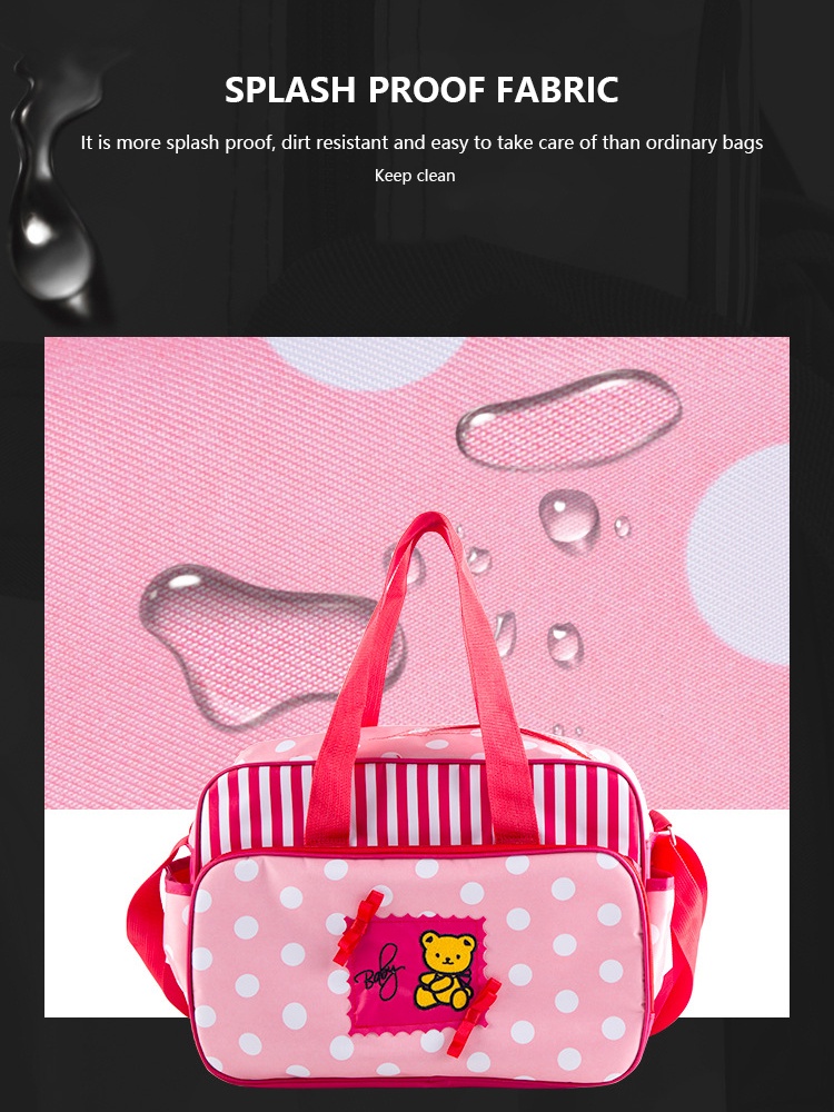 EZYLITTLES Baby Nappy Bags Waterproof Multifunctional Maternity Mom