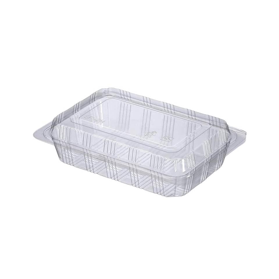 (100pcs±) OP02H OPS Bakery Disposable Plastic Clear Food Container For