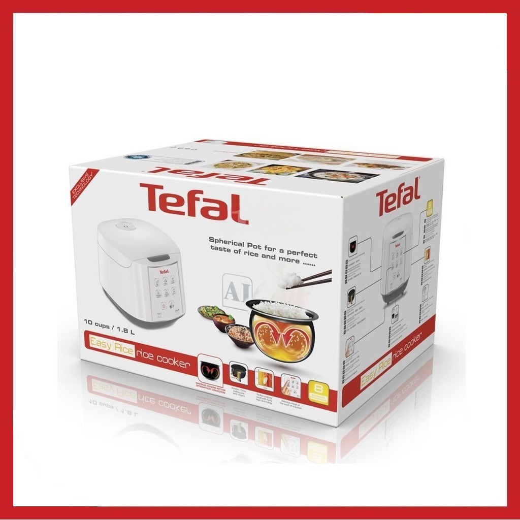 Tefal Easy Rice Fuzzy Logic 1.8L (10 Cups) 750W Rice Cooker RK7321