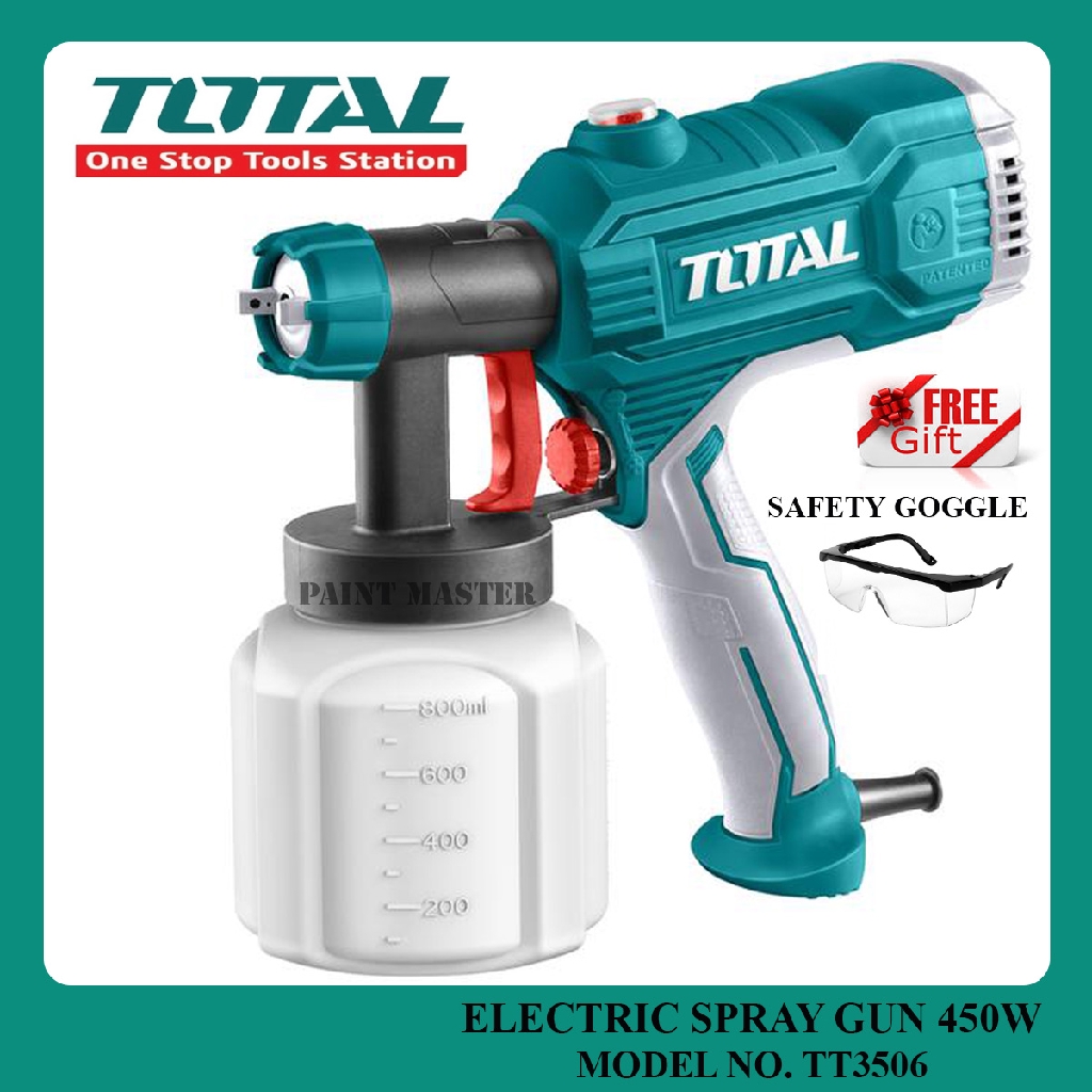 TOTAL TT3506 ELECTRIC SPRAY GUN 450W Shopee Malaysia