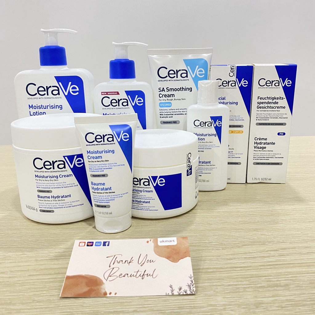 Cerave Moisturizing Cream / Lotion For Dry Skin Krim / Losyen