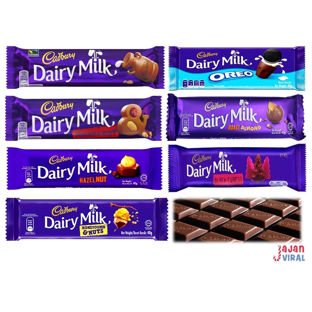 CADBURY DAIRY MILK 40 G Shopee Malaysia